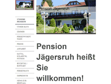 Tablet Screenshot of pension-jaegersruh.de